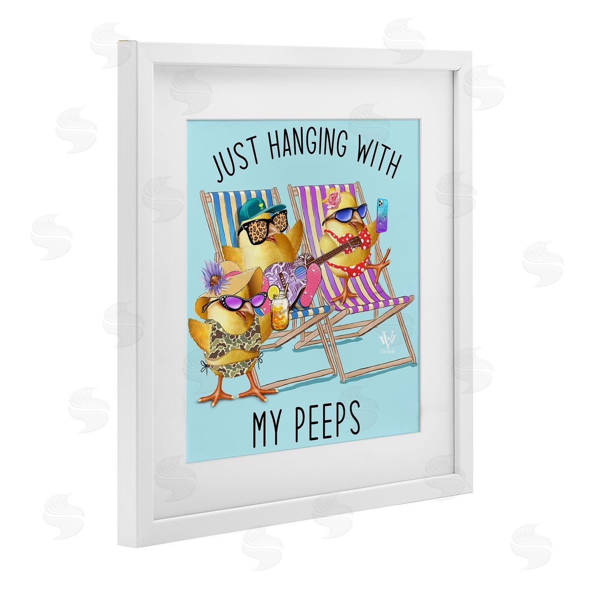 Jim Baldwin Hanging With My Peeps Canvas Wall Art Print