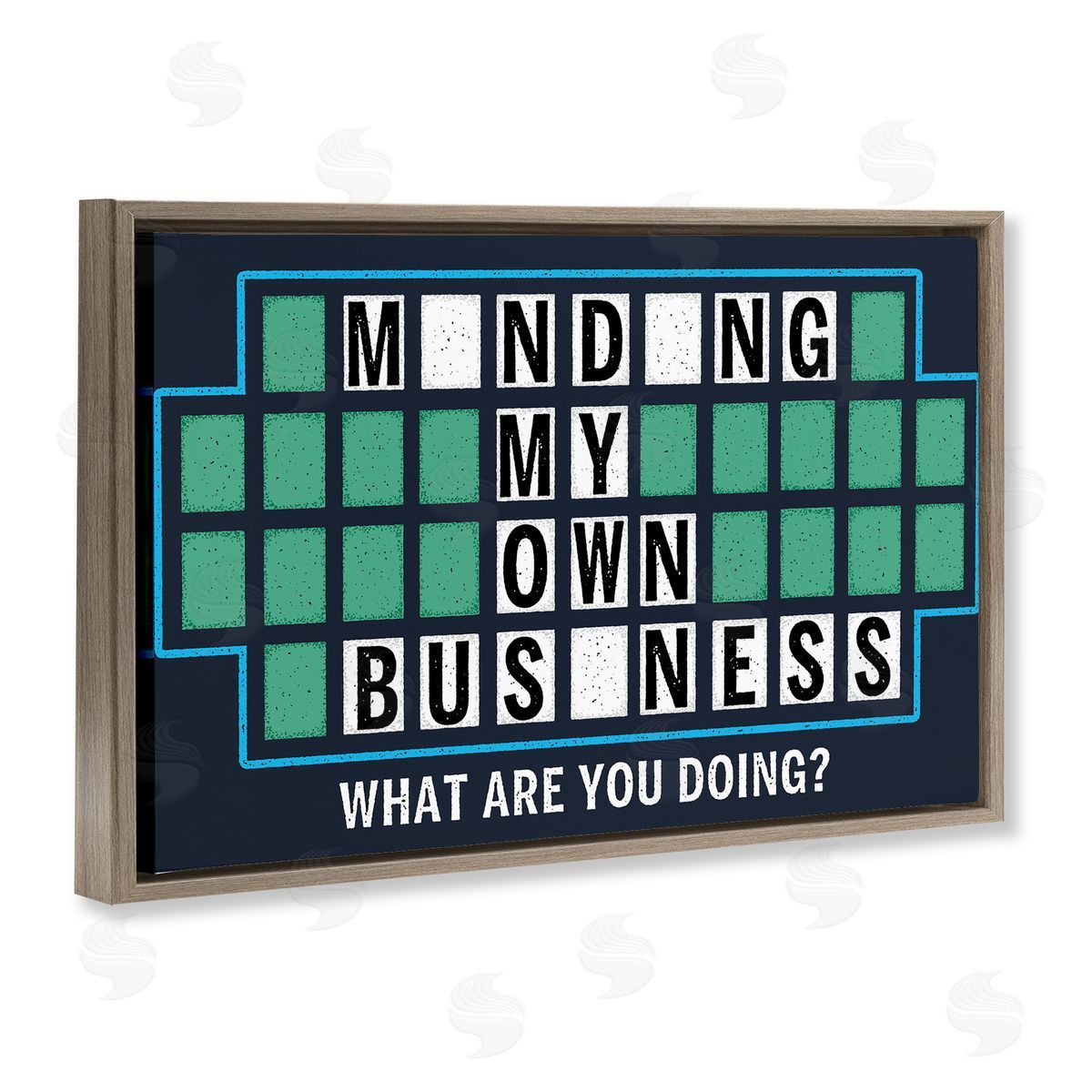 Jedco Brands, Inc. Minding My Own Business Game Canvas Wall Art Print