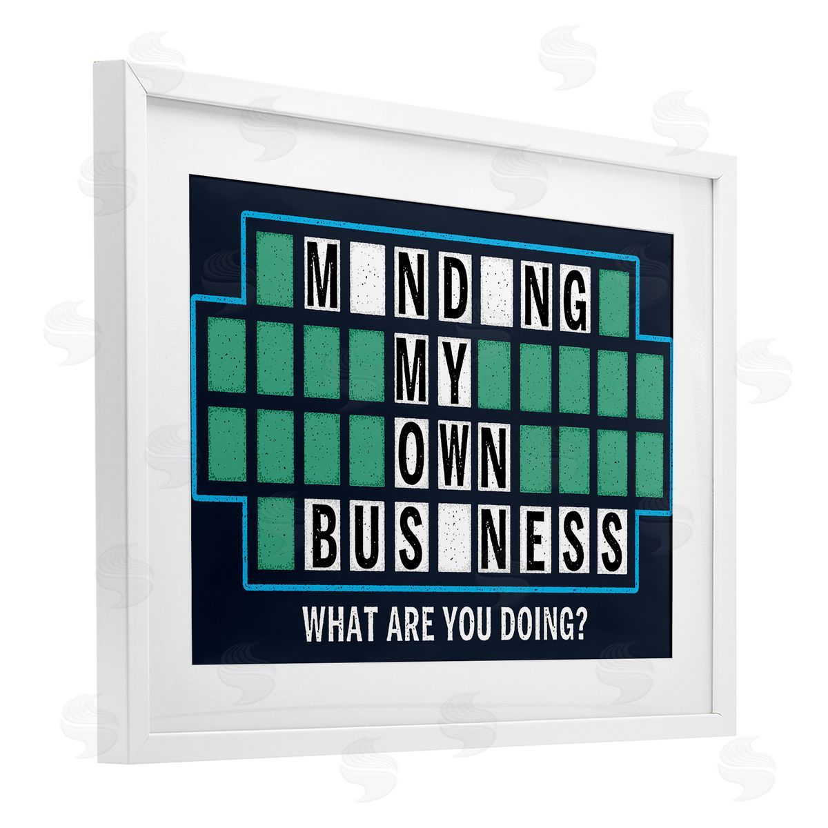 Jedco Brands, Inc. Minding My Own Business Game Canvas Wall Art Print