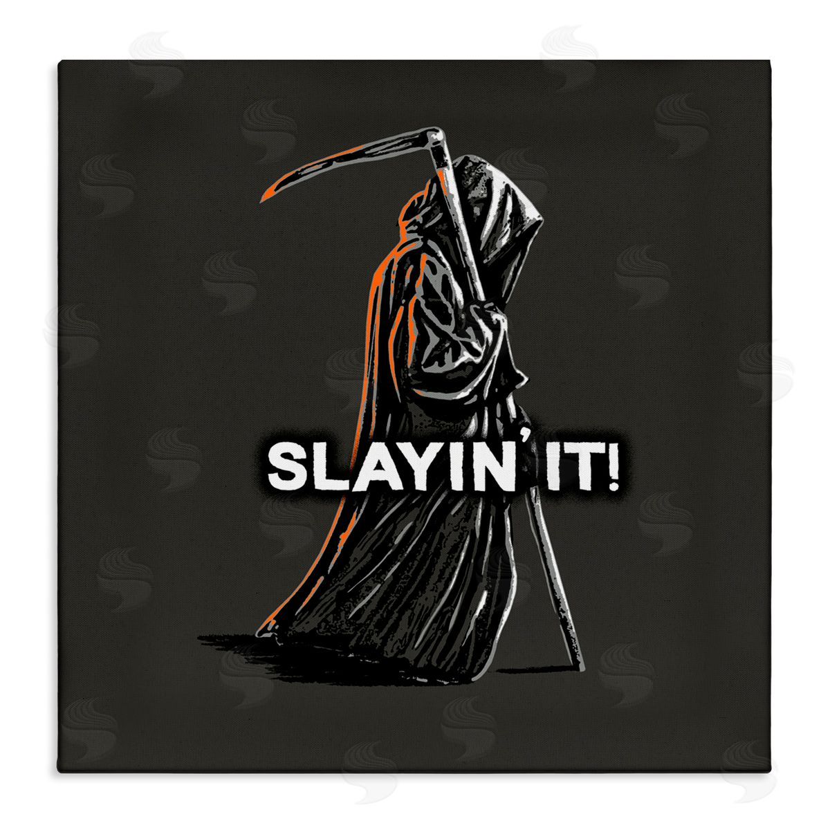 Jedco Brands, Inc. Slayin' It Grim Reaper Canvas Wall Art Print