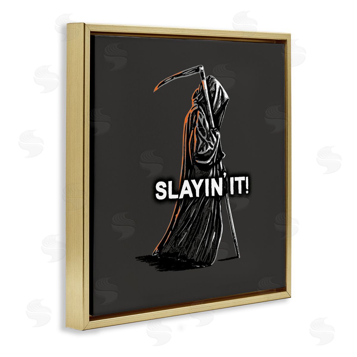 Jedco Brands, Inc. Slayin' It Grim Reaper Canvas Wall Art Print