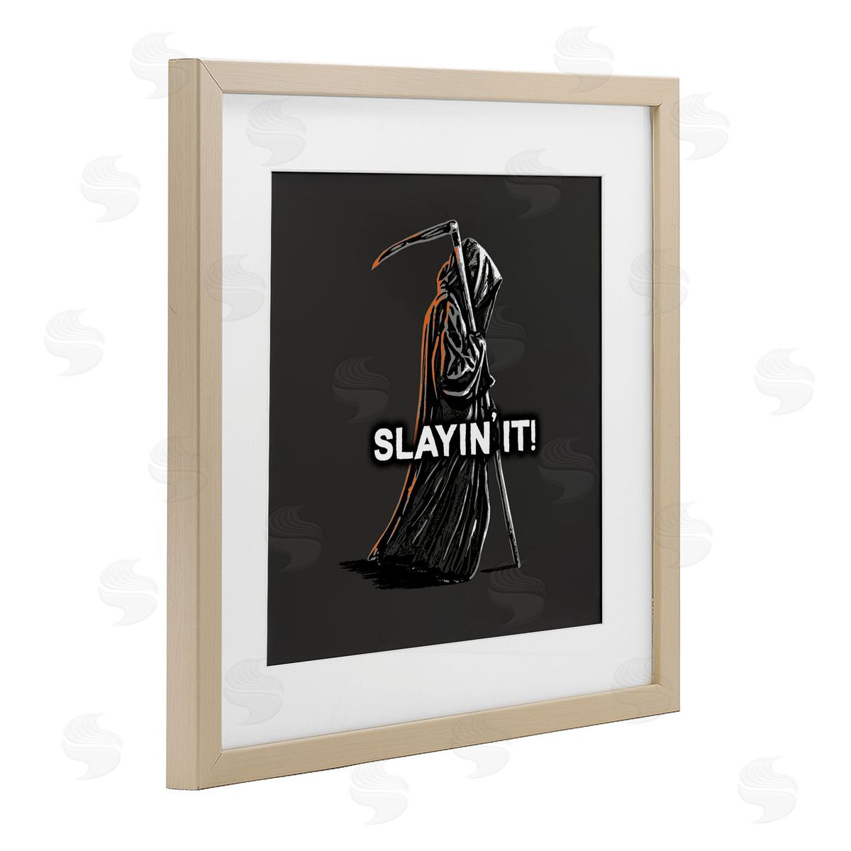 Jedco Brands, Inc. Slayin' It Grim Reaper Canvas Wall Art Print