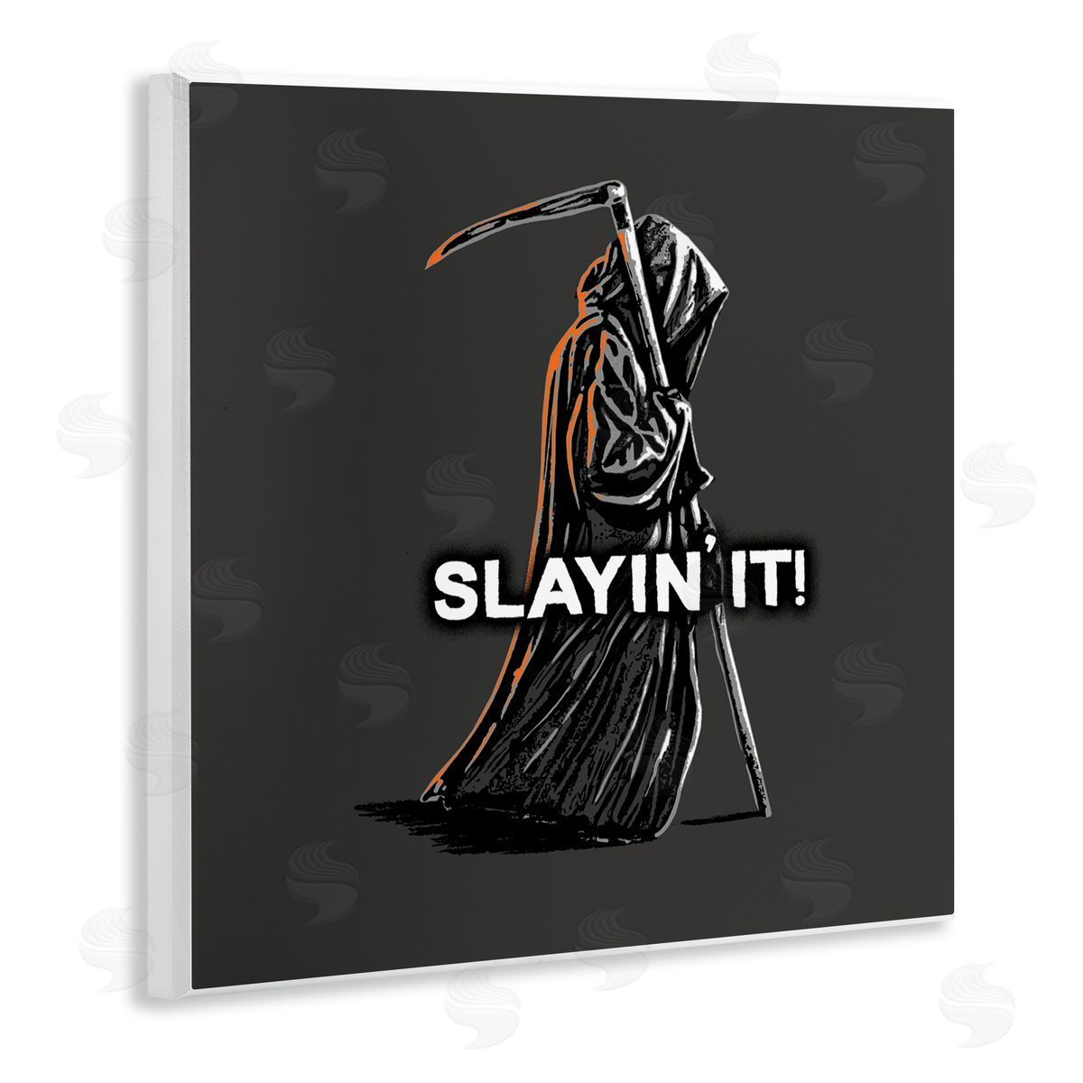 Jedco Brands, Inc. Slayin' It Grim Reaper Canvas Wall Art Print