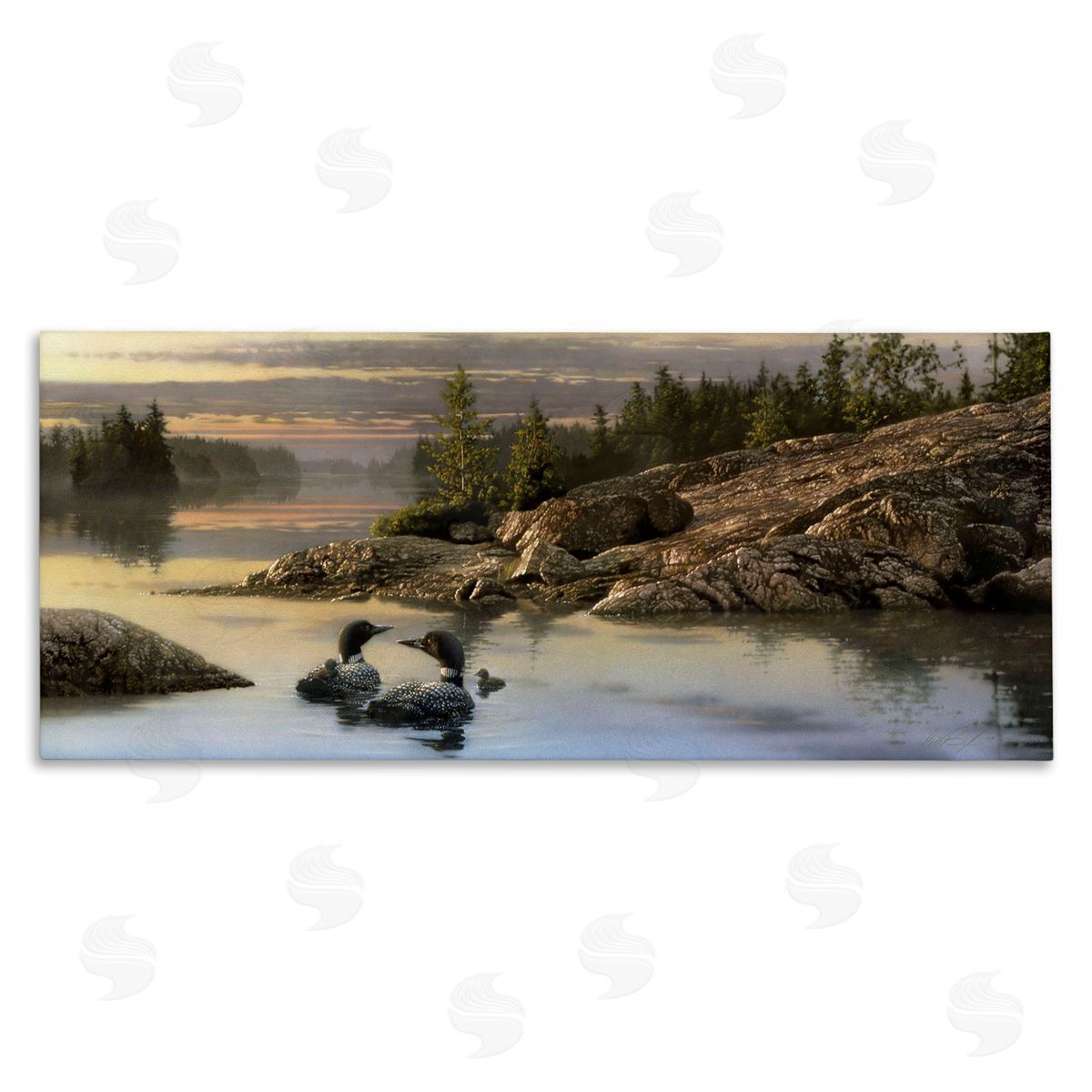 Collin Bogle Discovery Point Ducks Canvas Wall Art Print