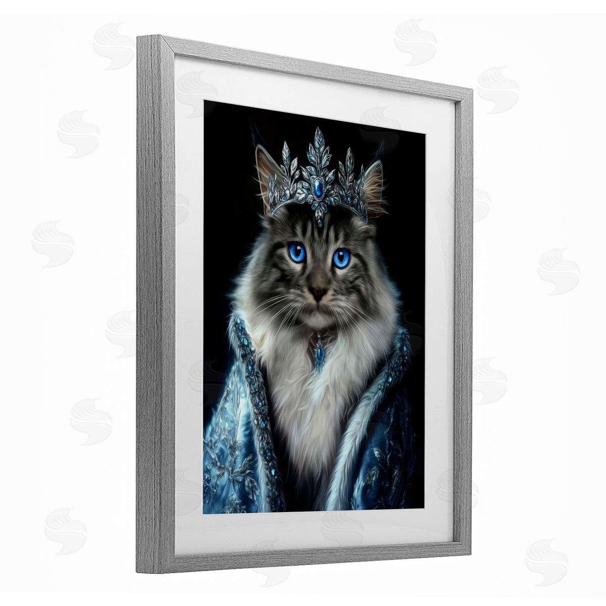 Kelley Parker Arctic Empress Cat Canvas Wall Art Print