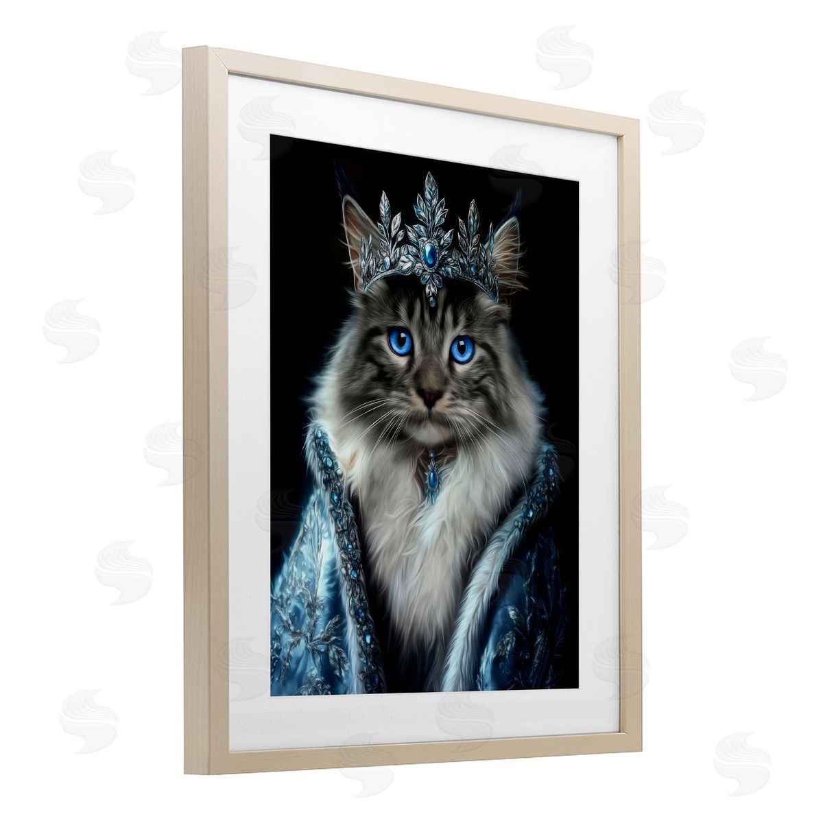 Kelley Parker Arctic Empress Cat Canvas Wall Art Print