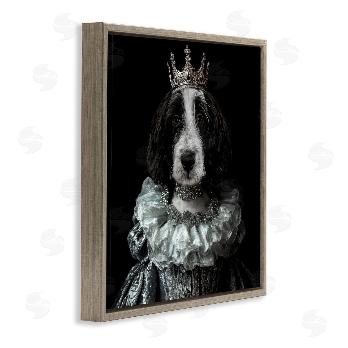 Kelley Parker Princess Pepper Royal Dog Canvas Wall Art Print