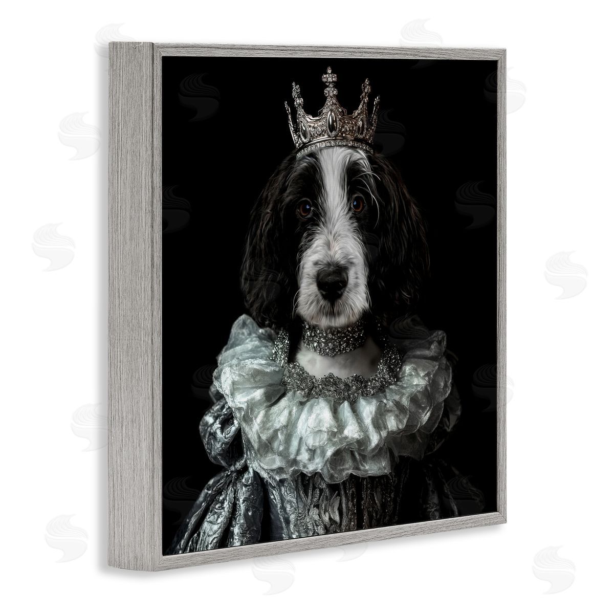 Kelley Parker Princess Pepper Royal Dog Canvas Wall Art Print