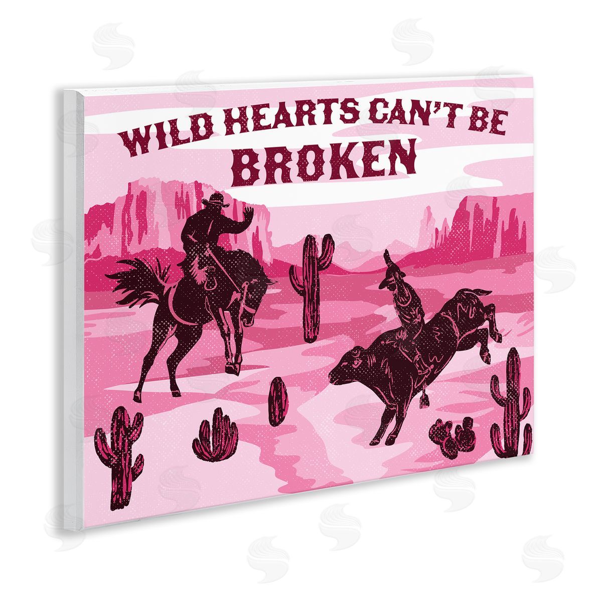 Diane Labombarbe Wild Hearts Can't Be Broken Canvas Wall Art Print