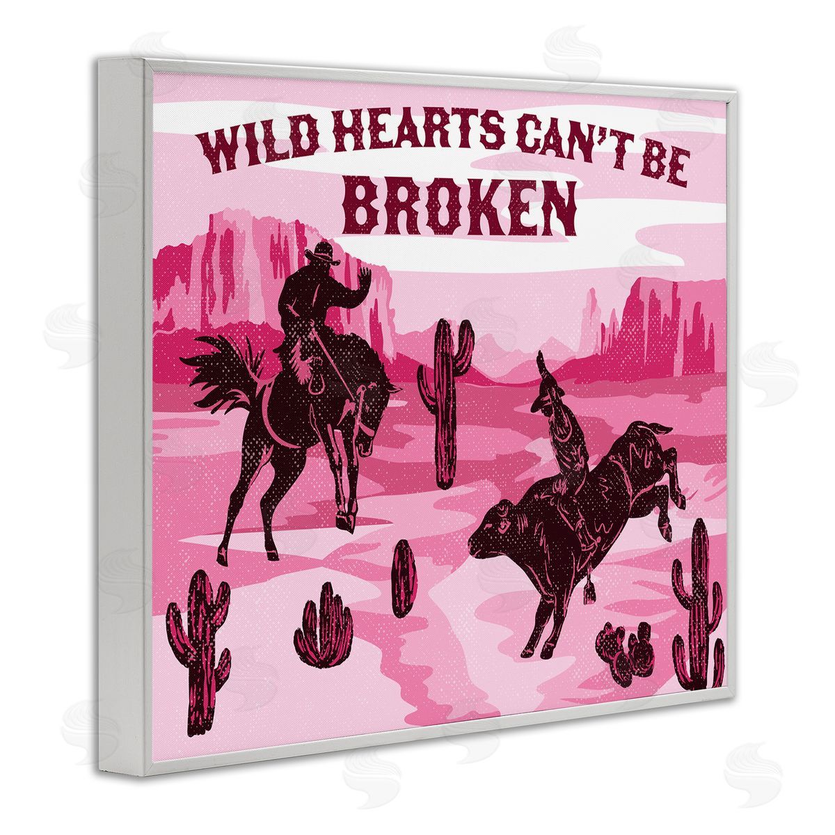 Diane Labombarbe Wild Hearts Can't Be Broken Canvas Wall Art Print