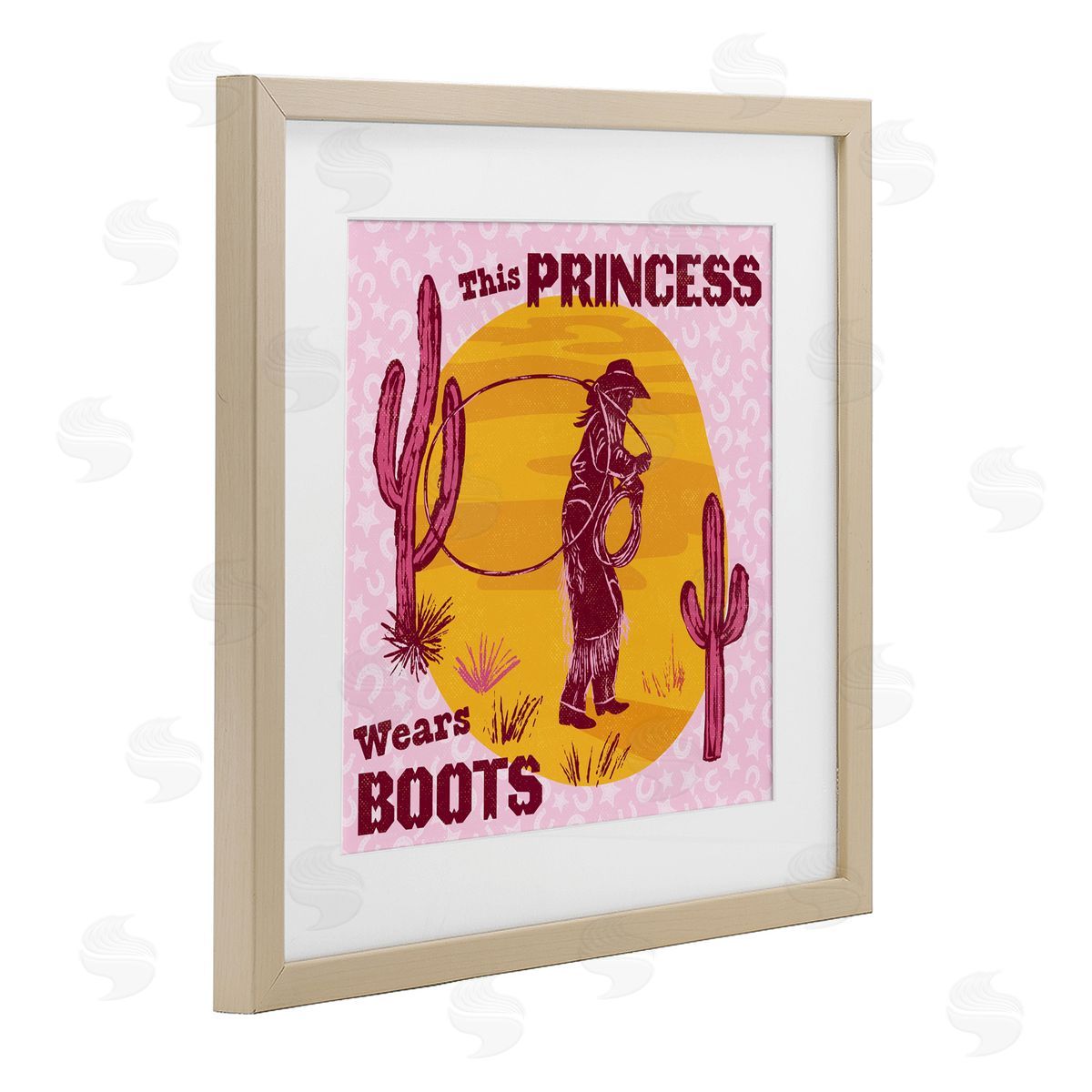 Diane Labombarbe This Princess Wears Boots Canvas Wall Art Print