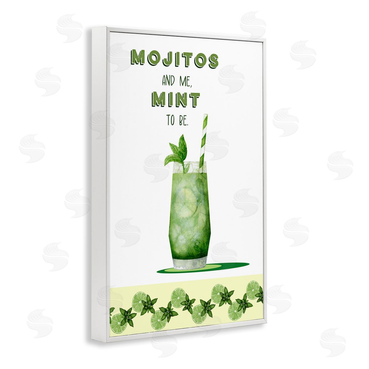 Brett Blumenthal Mojito & Me Mint To Be Canvas Wall Art Print