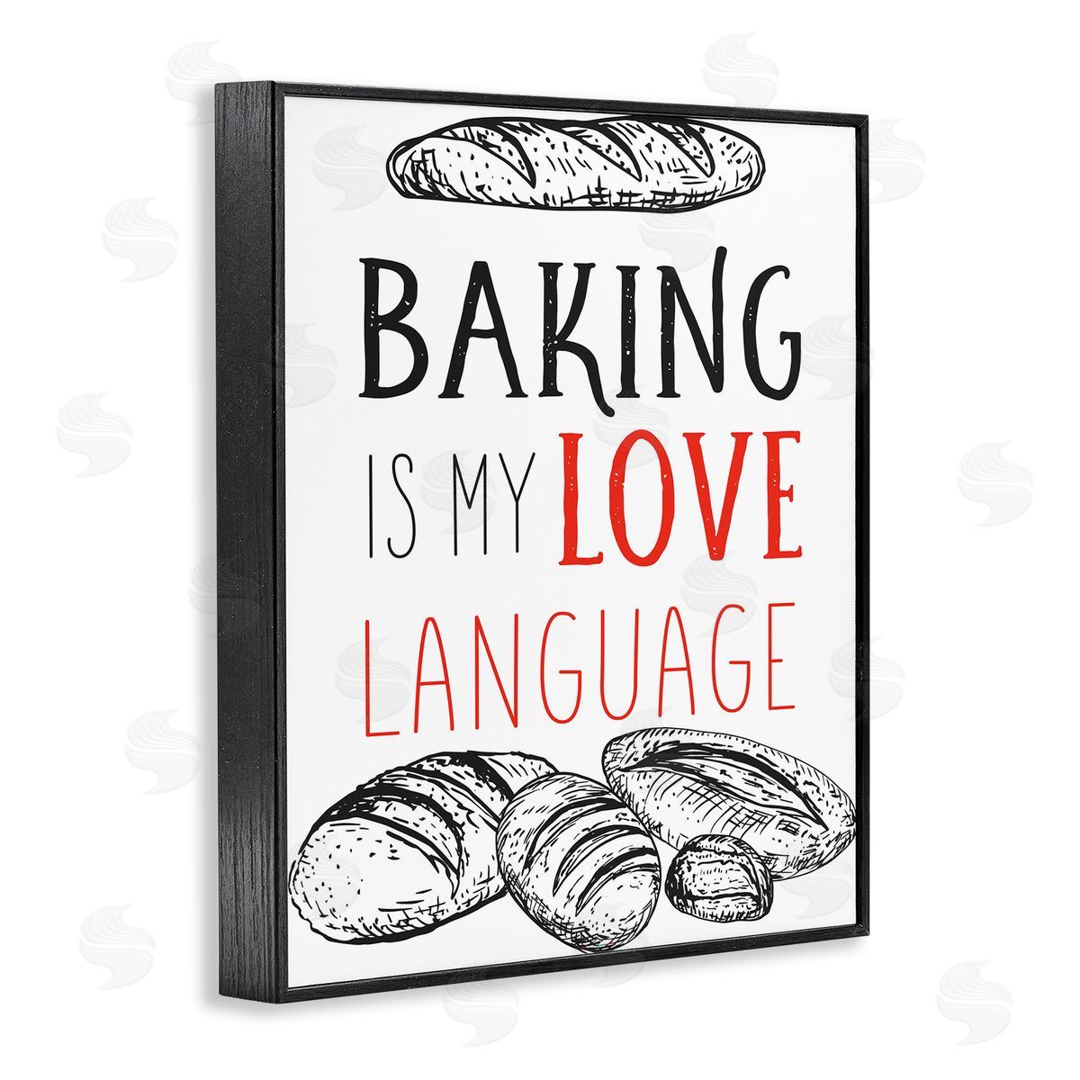 Diane Labombarbe Baking My Love Language Canvas Wall Art Print