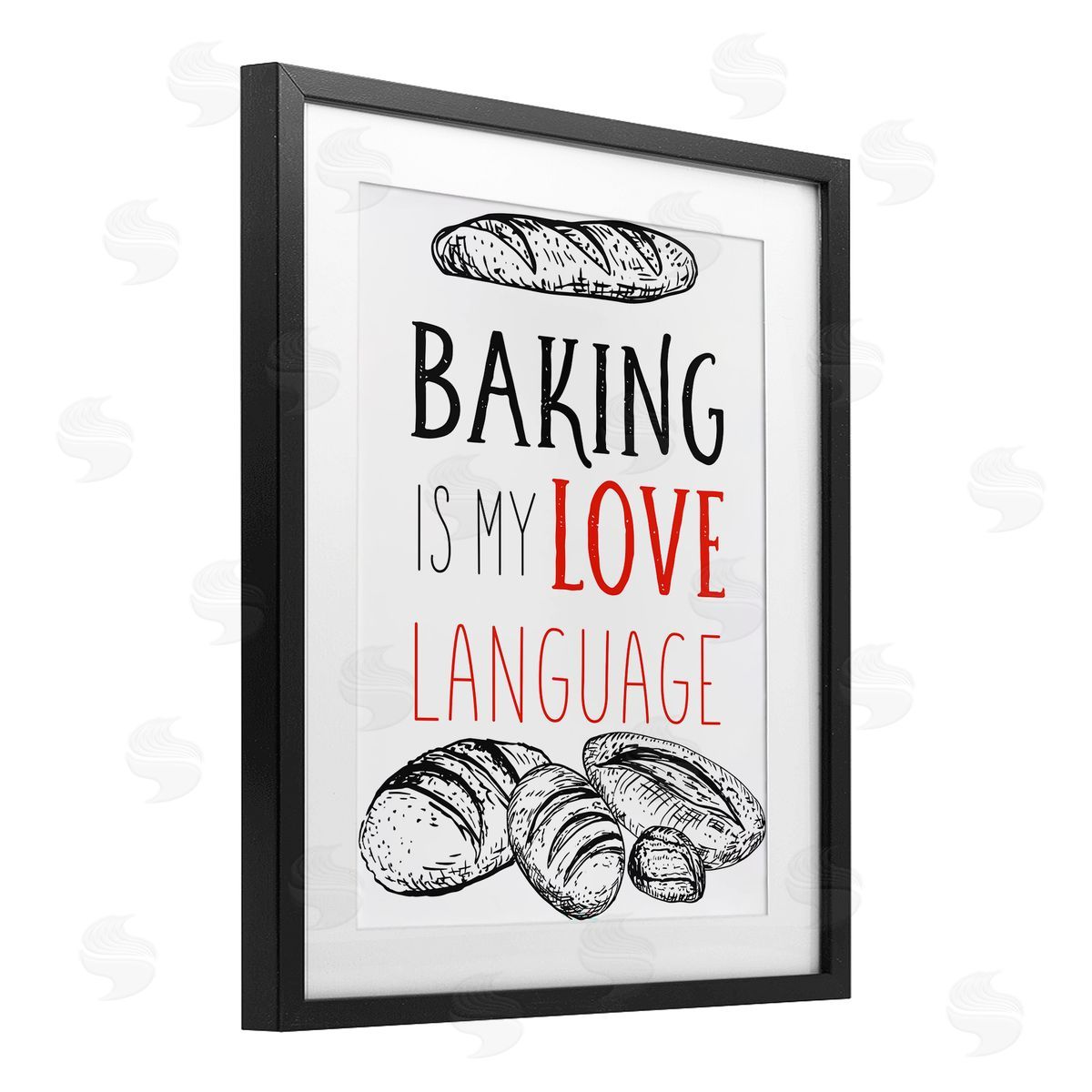 Diane Labombarbe Baking My Love Language Canvas Wall Art Print