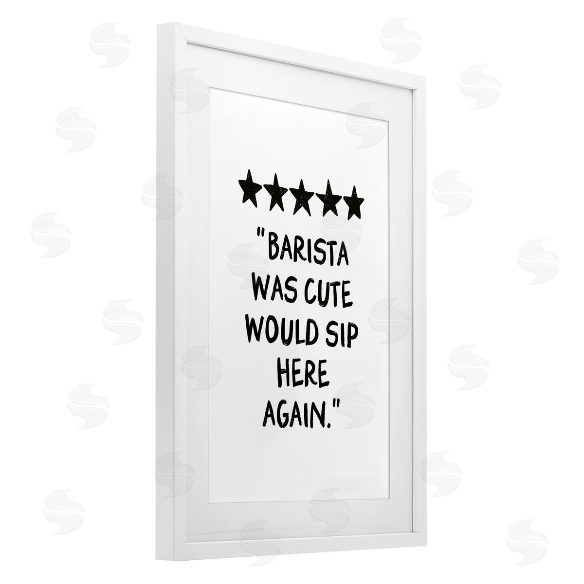 JJ Design House LLC Barista Was Cute Rating Canvas Wall Art Print