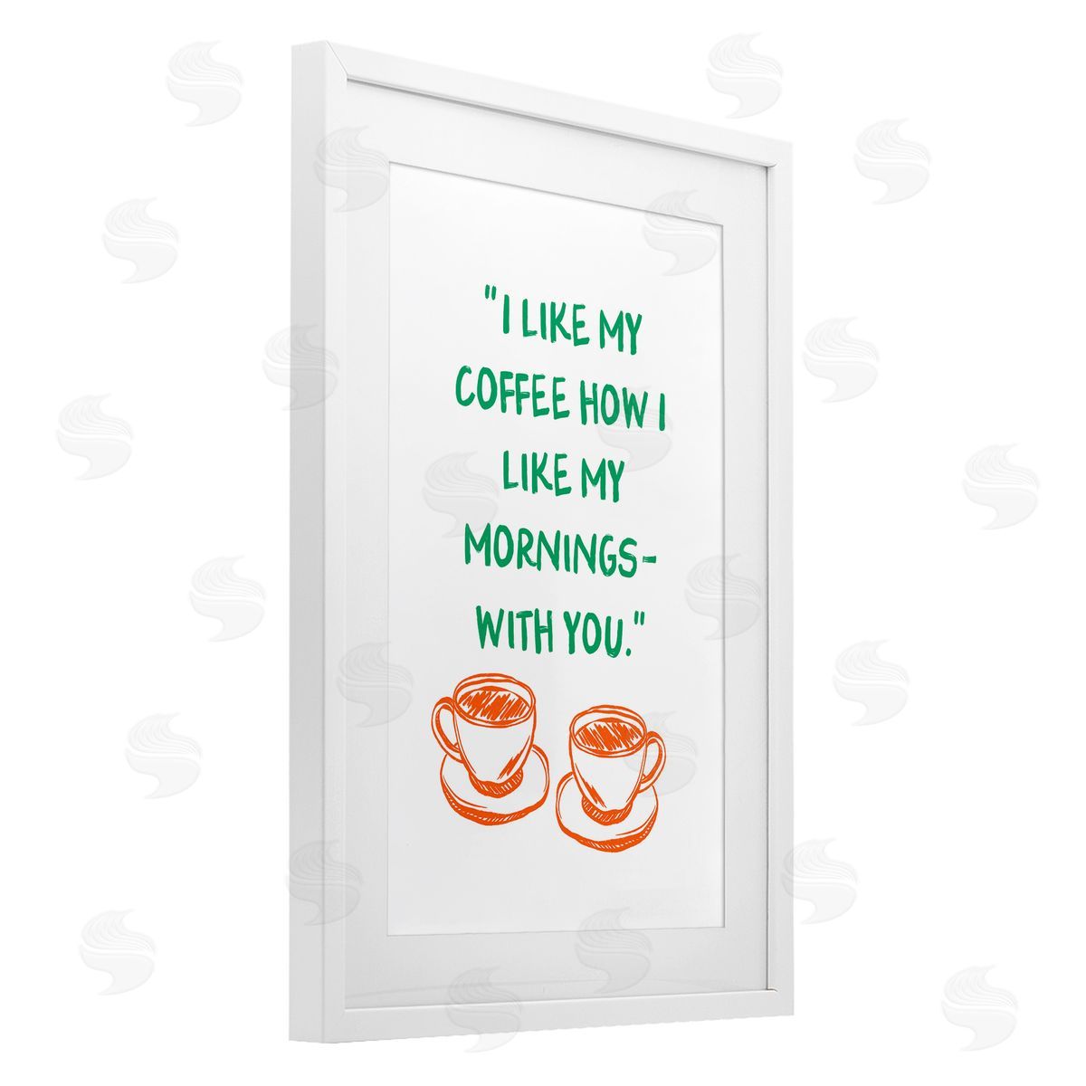 JJ Design House LLC Like My Coffee With You Canvas Wall Art Print