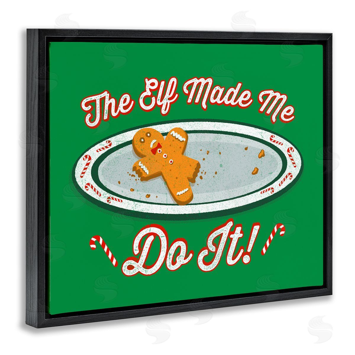Jedco Brands, Inc. Elf Made Me Do It Canvas Wall Art Print