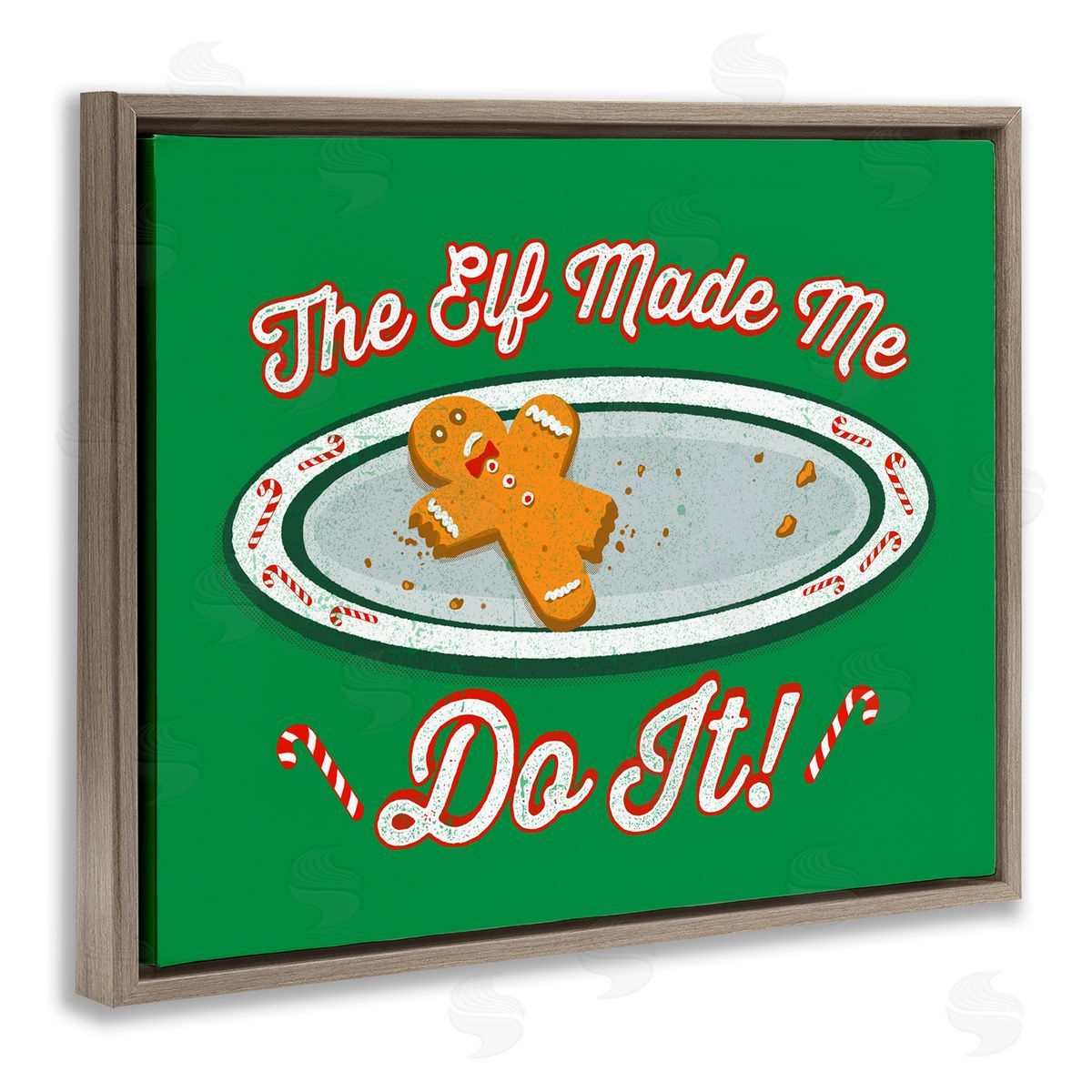 Jedco Brands, Inc. Elf Made Me Do It Canvas Wall Art Print