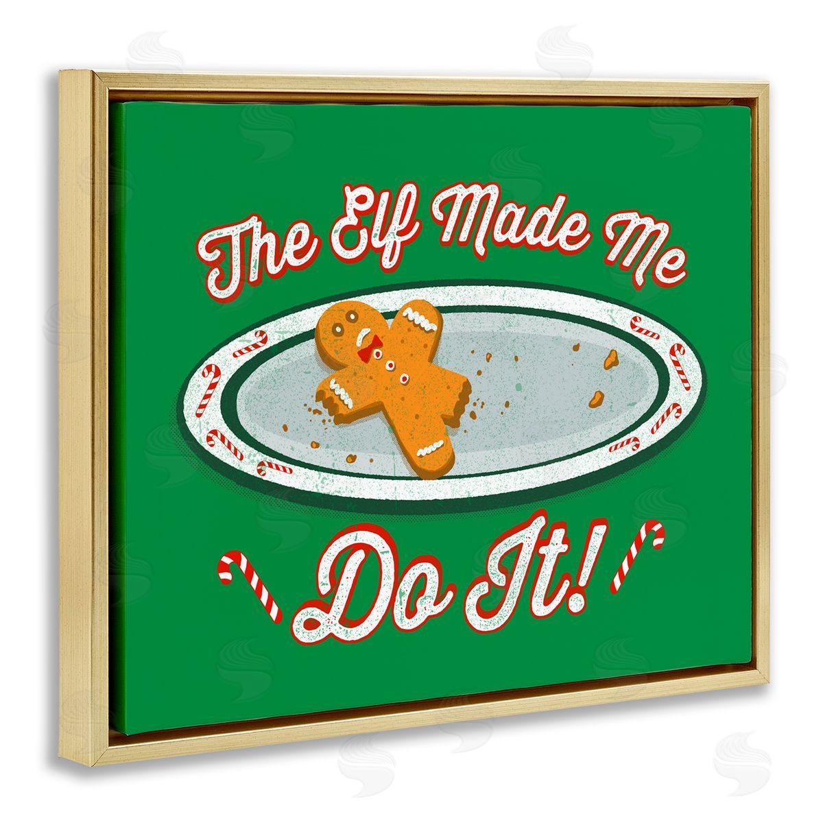 Jedco Brands, Inc. Elf Made Me Do It Canvas Wall Art Print