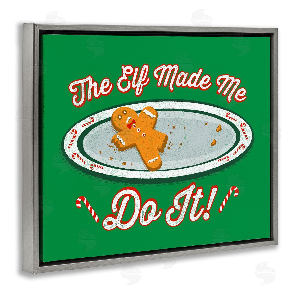 Jedco Brands, Inc. Elf Made Me Do It Canvas Wall Art Print