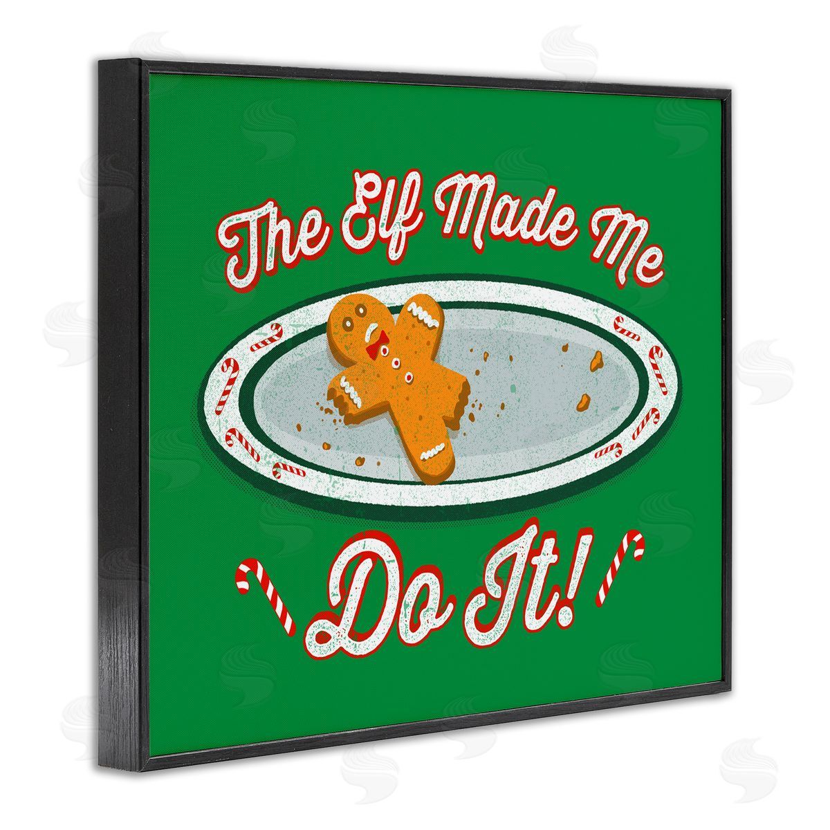 Jedco Brands, Inc. Elf Made Me Do It Canvas Wall Art Print