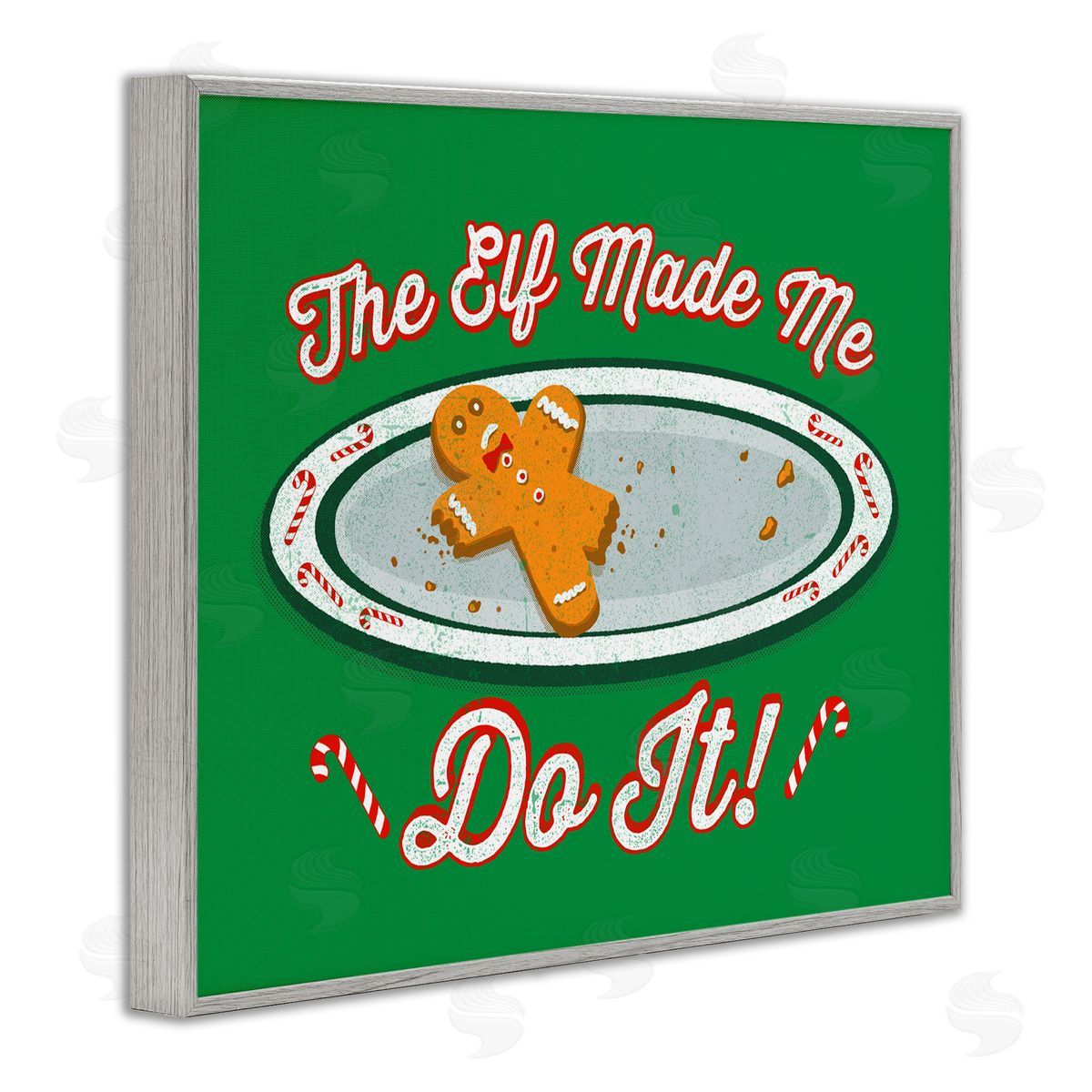Jedco Brands, Inc. Elf Made Me Do It Canvas Wall Art Print
