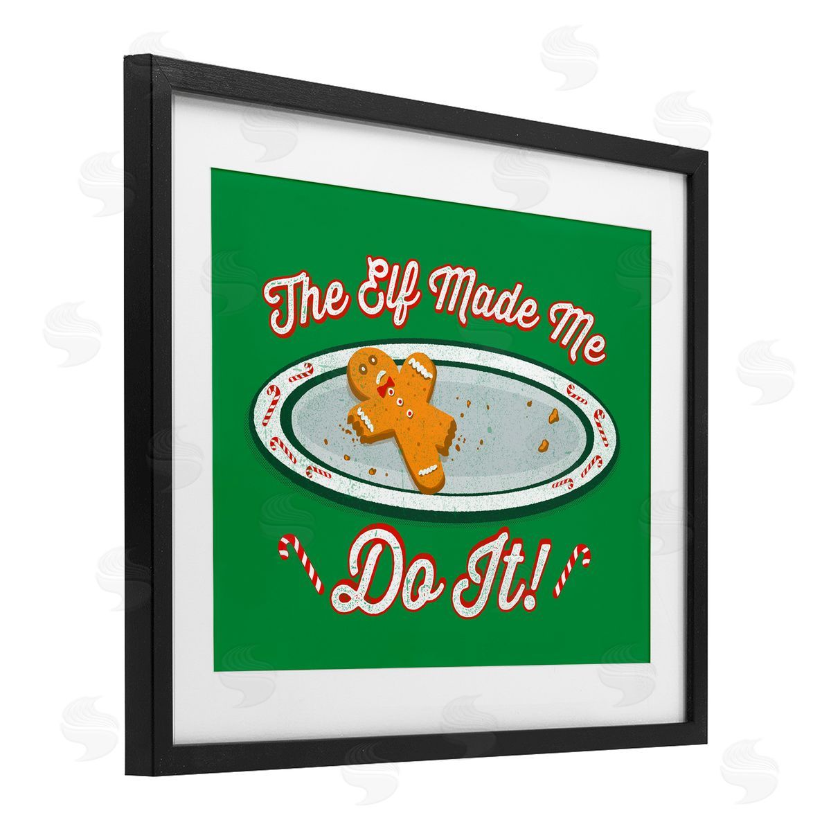 Jedco Brands, Inc. Elf Made Me Do It Canvas Wall Art Print