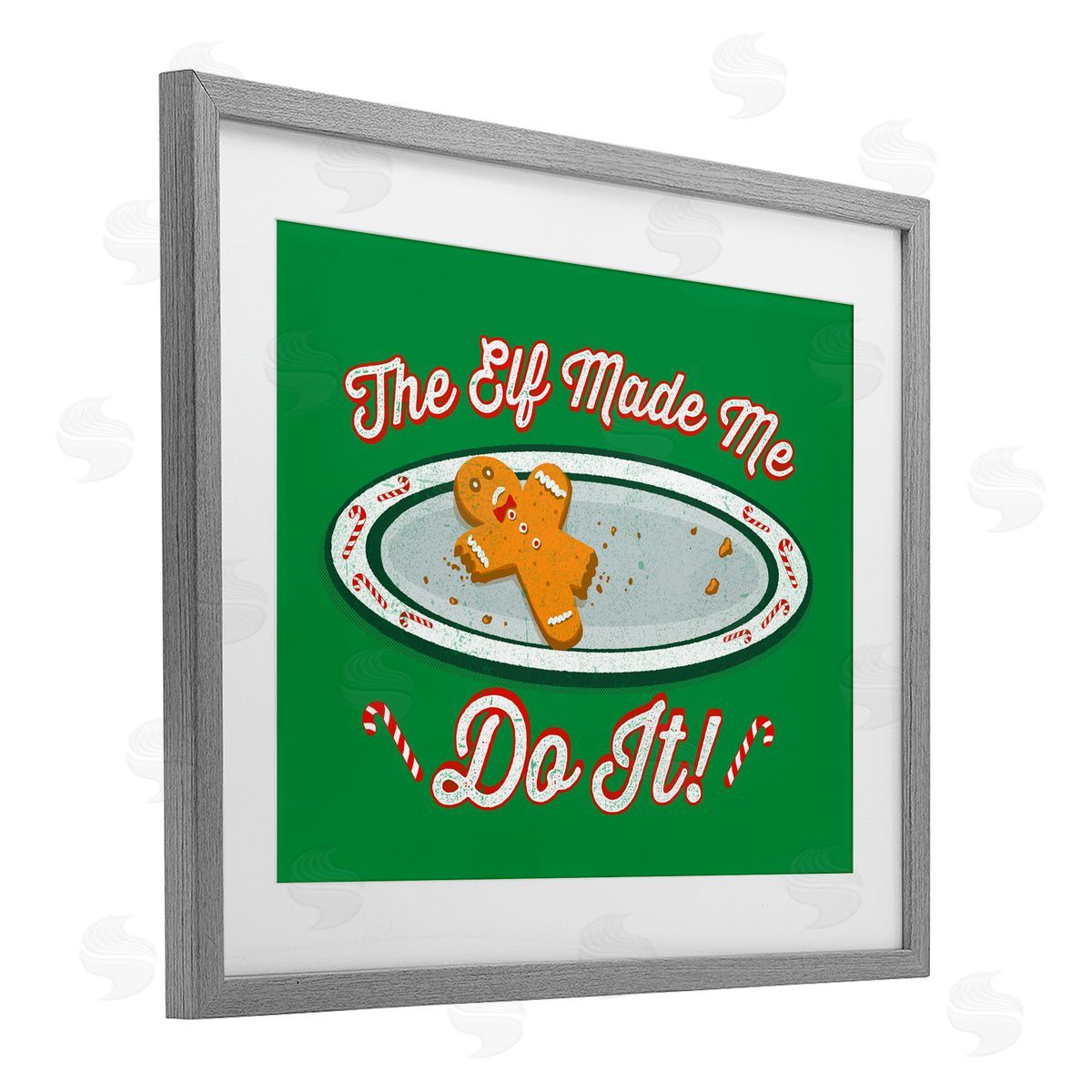 Jedco Brands, Inc. Elf Made Me Do It Canvas Wall Art Print