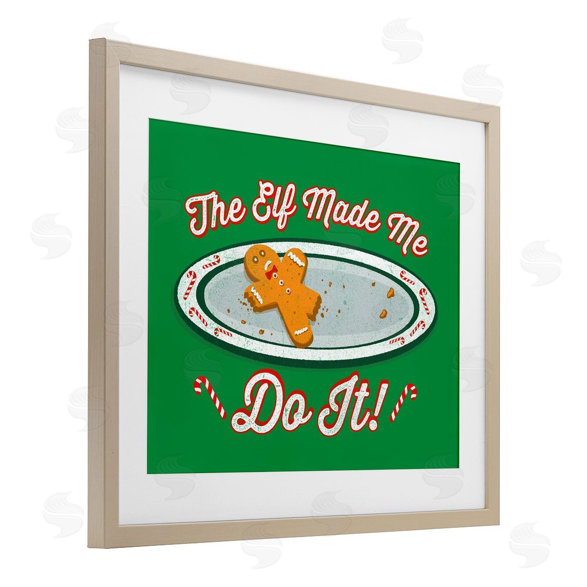 Jedco Brands, Inc. Elf Made Me Do It Canvas Wall Art Print