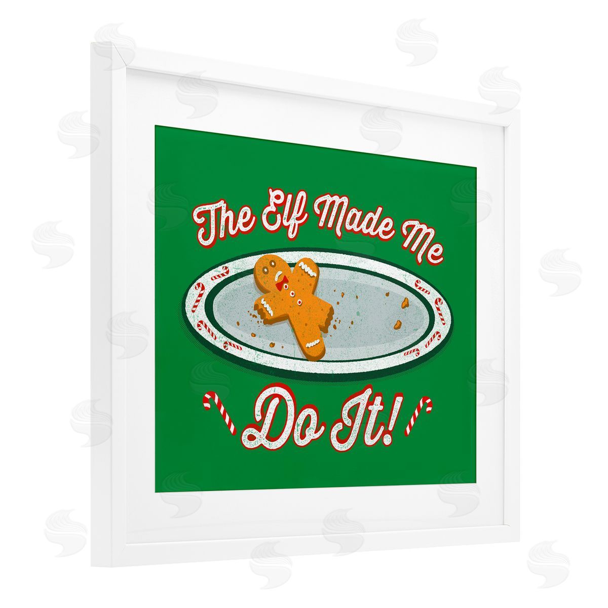 Jedco Brands, Inc. Elf Made Me Do It Canvas Wall Art Print