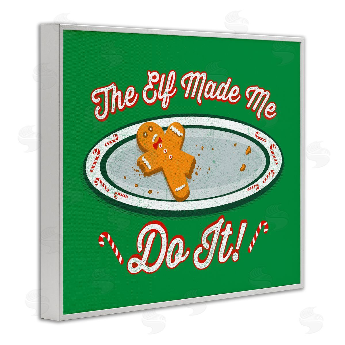 Jedco Brands, Inc. Elf Made Me Do It Canvas Wall Art Print