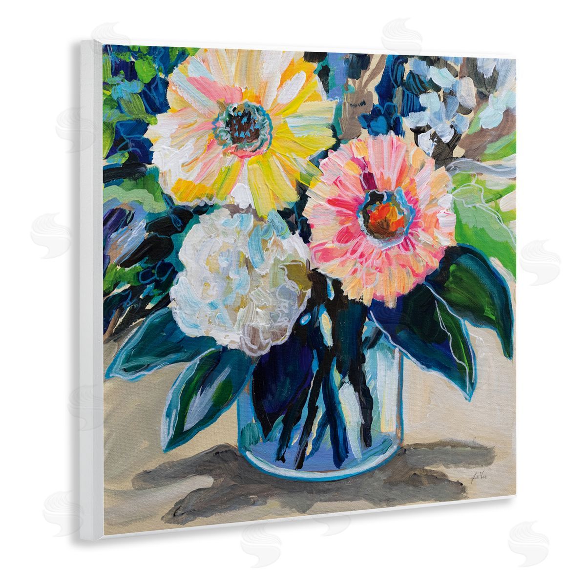 Jeanette Vertentes My Treasure Bouquet Wall Plaque Art Print