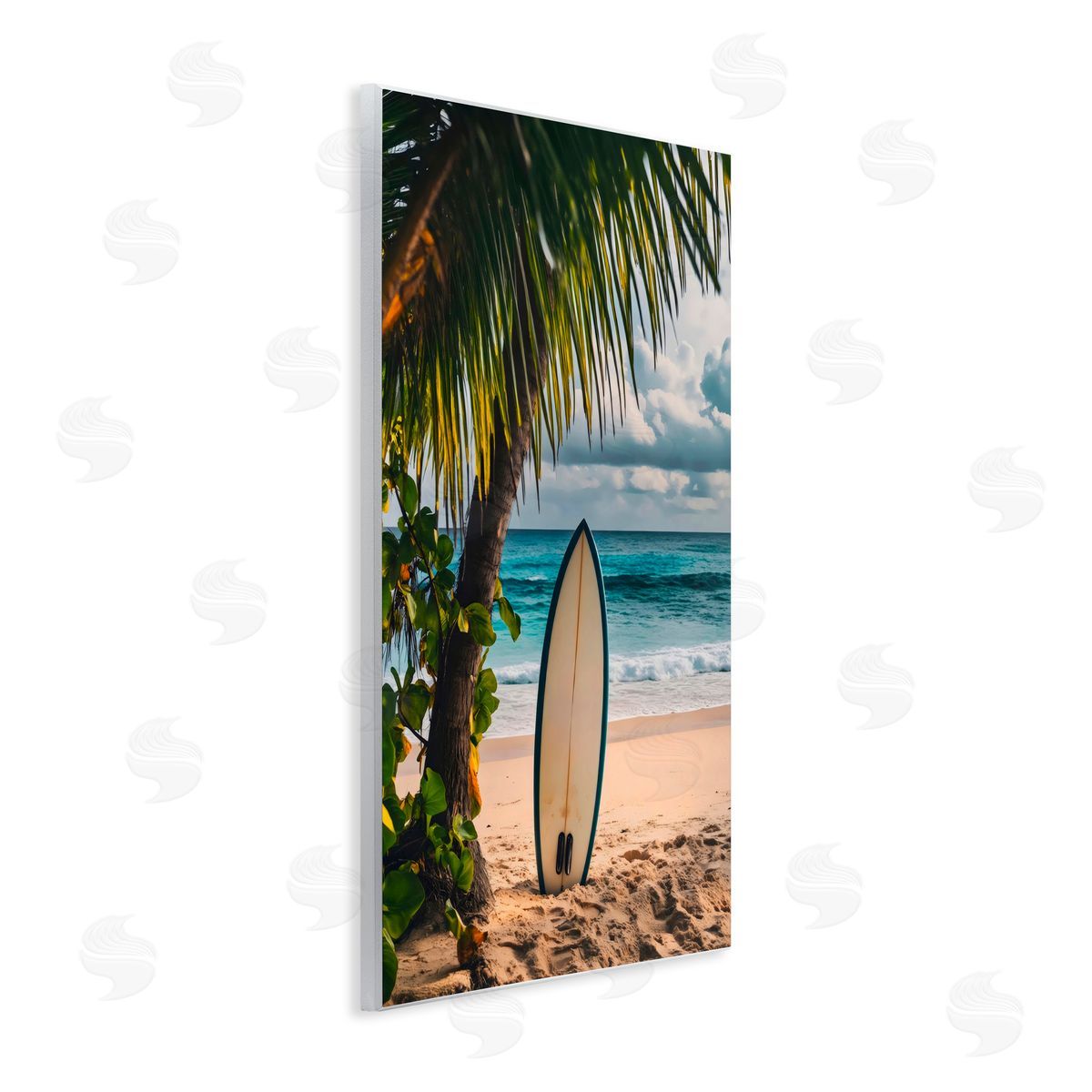 LSR Design Studio Seaside Surf Adventure Wall Plaque Art Print