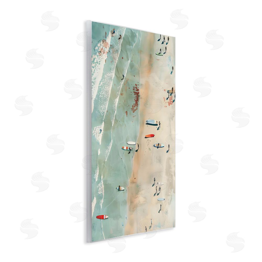 LSR Design Studio Scattered Surf Board Beach Wall Plaque Art Print