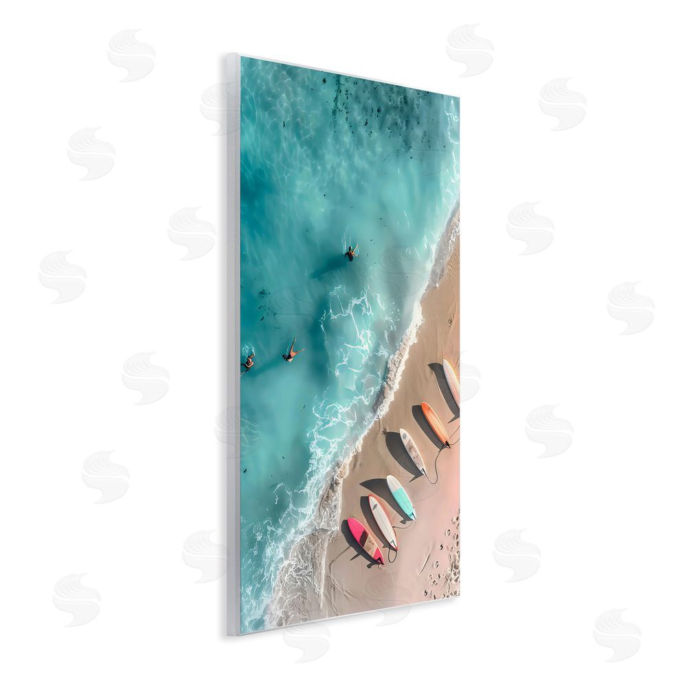 LSR Design Studio Beached Boards Shoreline Wall Plaque Art Print