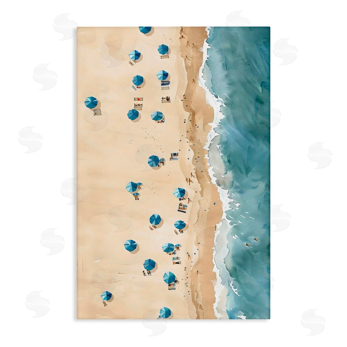 LSR Design Studio Beach Club Vacation Canvas Wall Art Print