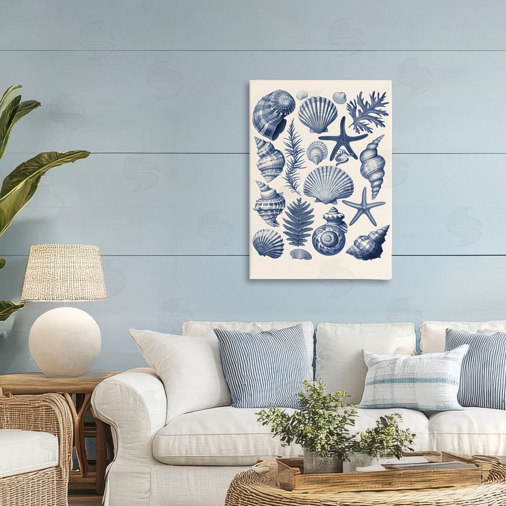 LSR Design Studio Conch & Creature Collection Printed Wall Art in Room