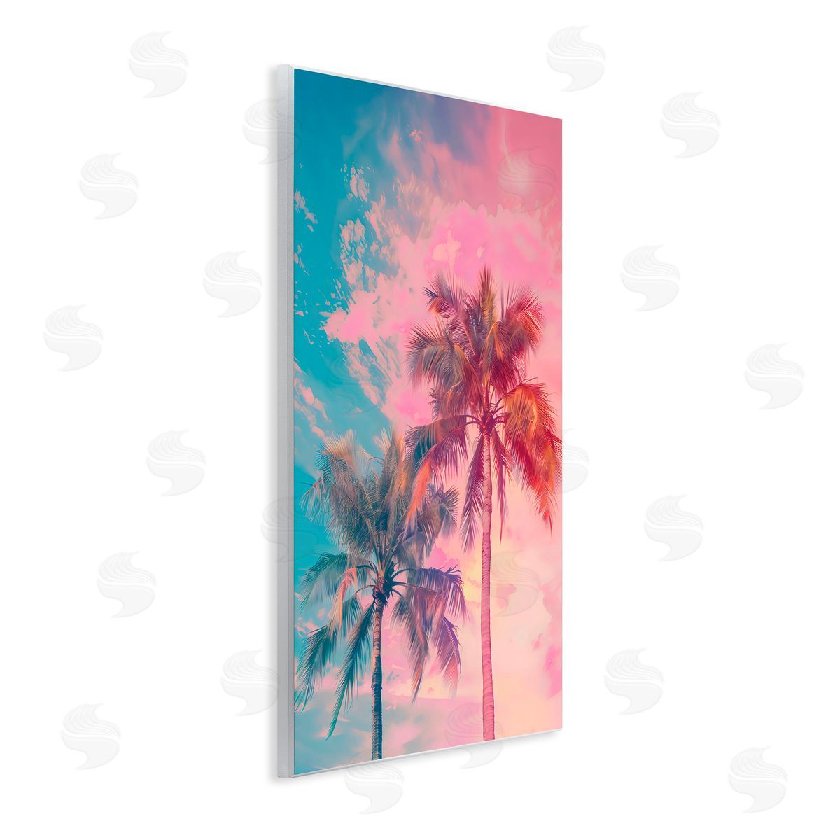 LSR Design Studio Sunset Palm Dream Wall Plaque Art Print