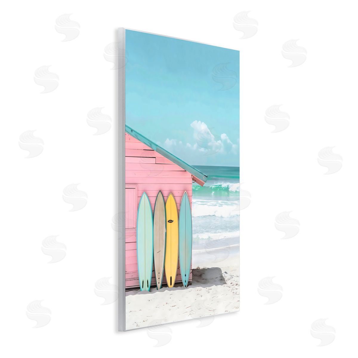 LSR Design Studio Pastel Beach Dream Wall Plaque Art Print