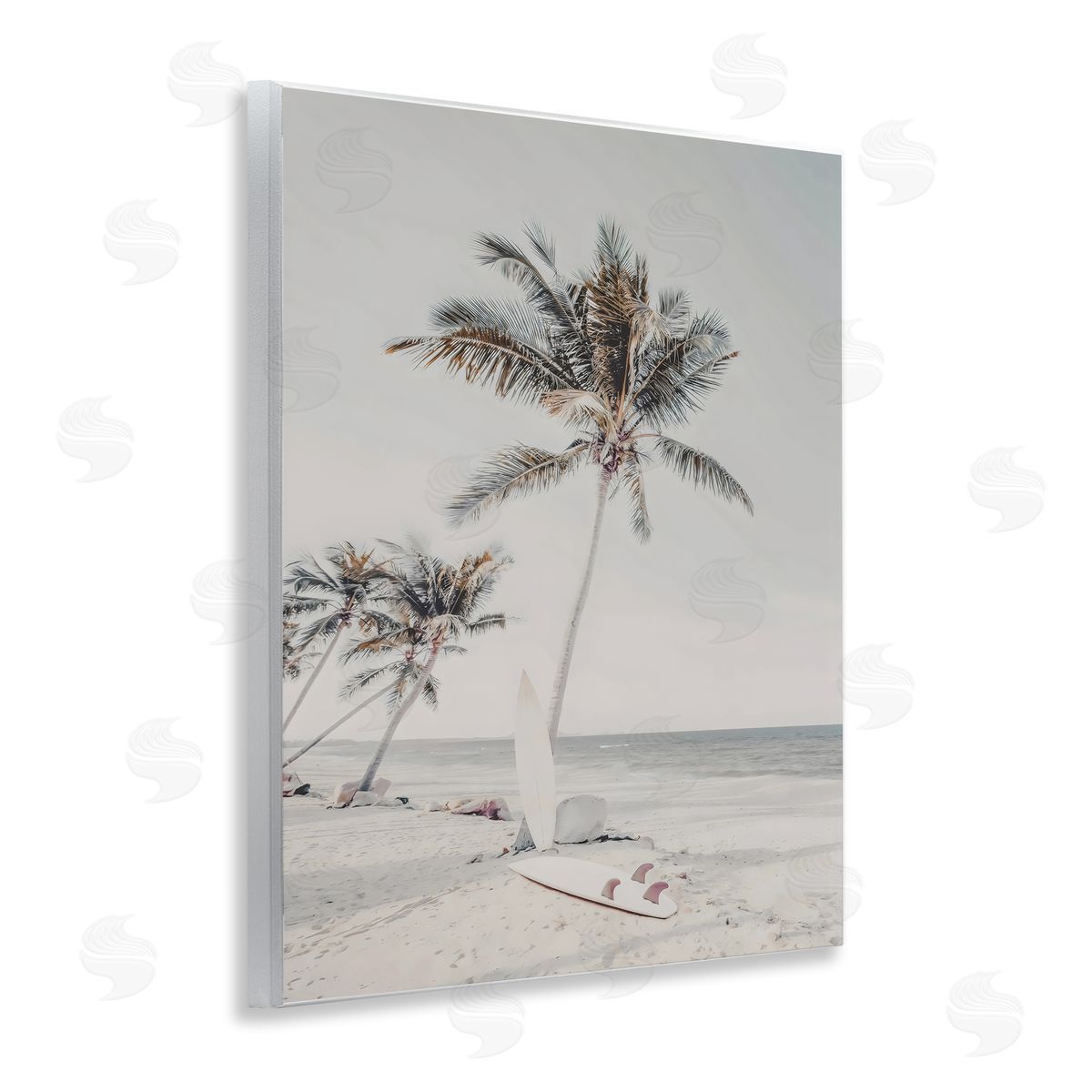 LSR Design Studio Taking A Rest Palm Tree Wall Plaque Art Print