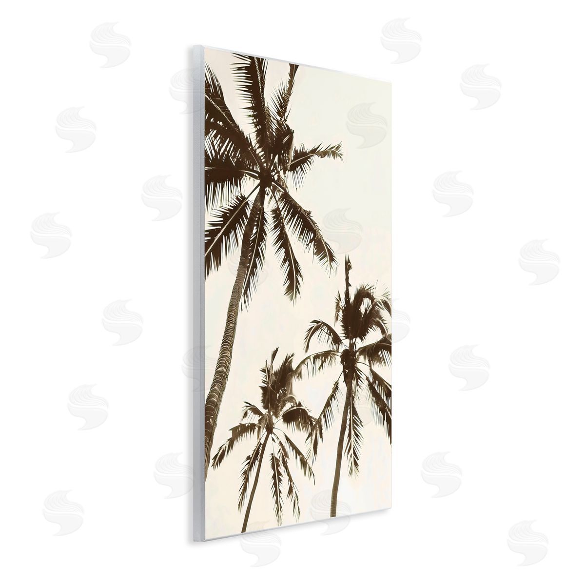 LSR Design Studio Classic Palm Trees Silhouette Wall Plaque Art Print
