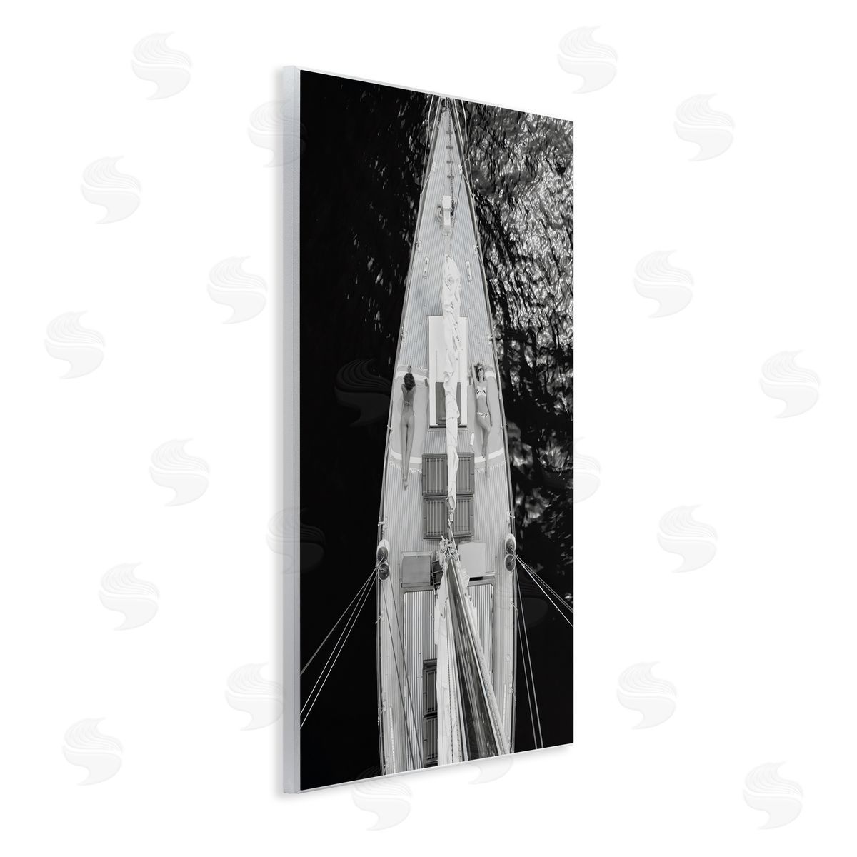 LSR Design Studio Sailboat Dream Aerial View Wall Plaque Art Print