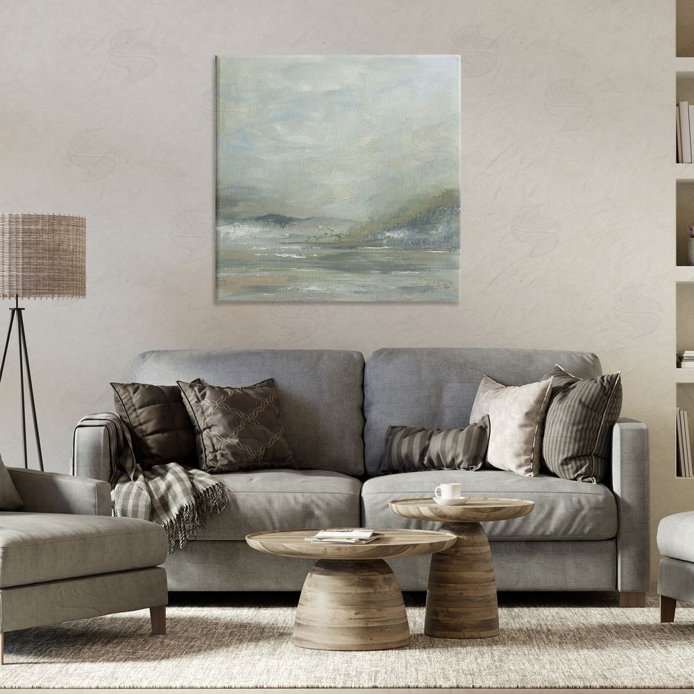 Kristen Dalpiaz Soft Earth Hidden Horizon Printed Wall Art in Room