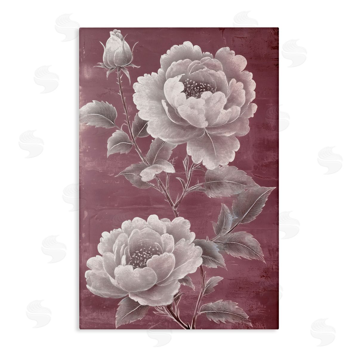 Annabelle Hall Chambermaid Rose Blossoms Canvas Wall Art Print
