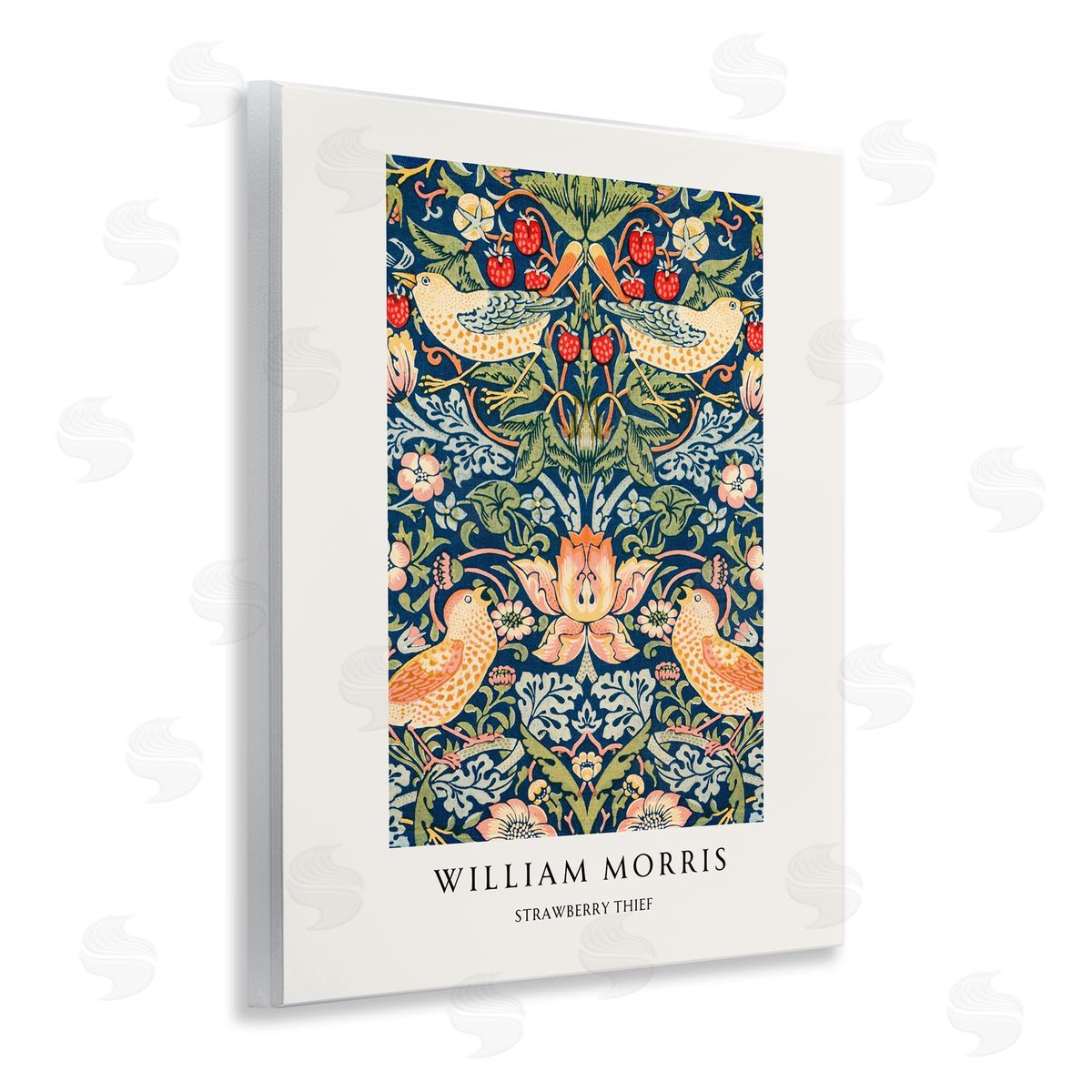 Vintage Hustle William Morris Strawberry Thief Wall Plaque Art Print