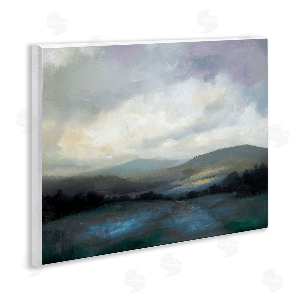 Annabelle Hall Refreshed Quiet Mountainscape Wall Plaque Art Print