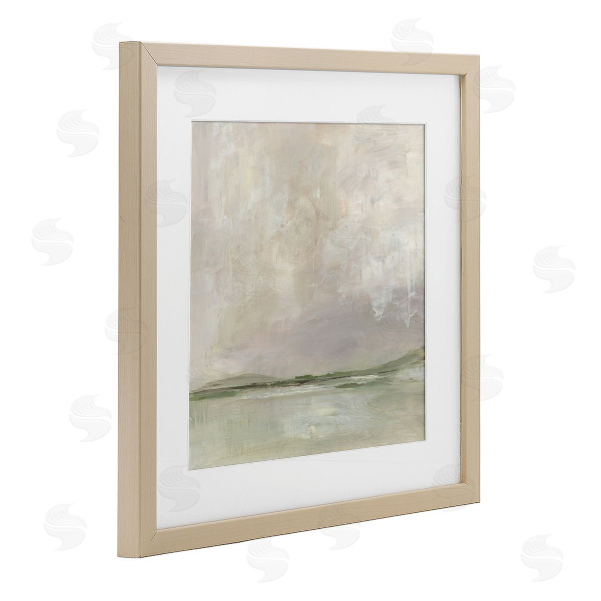 Kristen Dalpiaz A Wash Of Colors Neutrals Birch Framed Print Under Glass Art