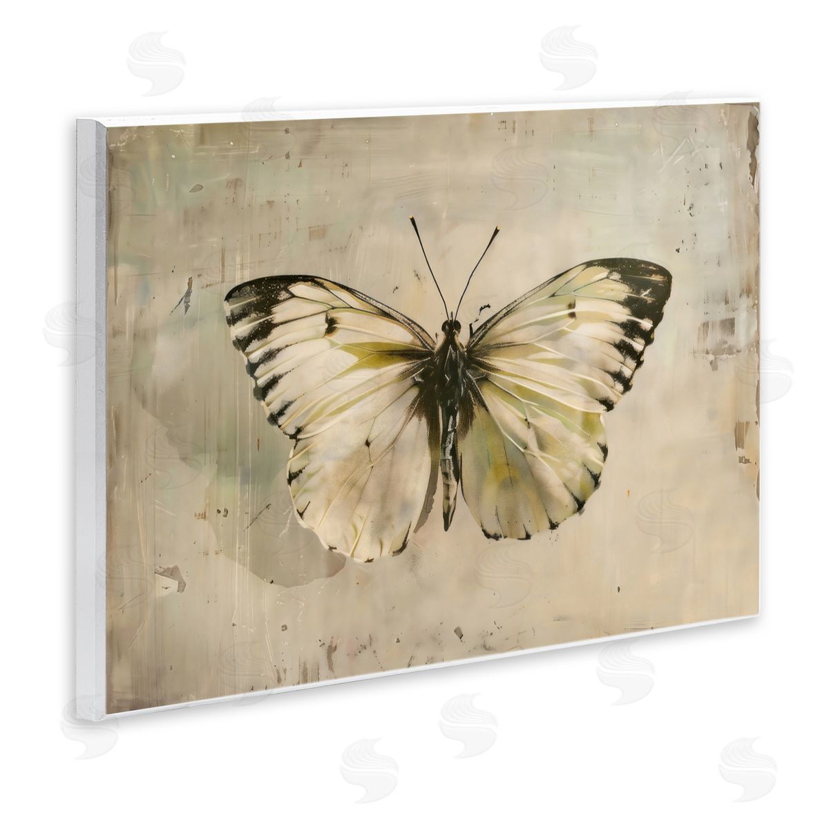 Creative Studio Graceful Vintage Butterfly Wall Plaque Art Print