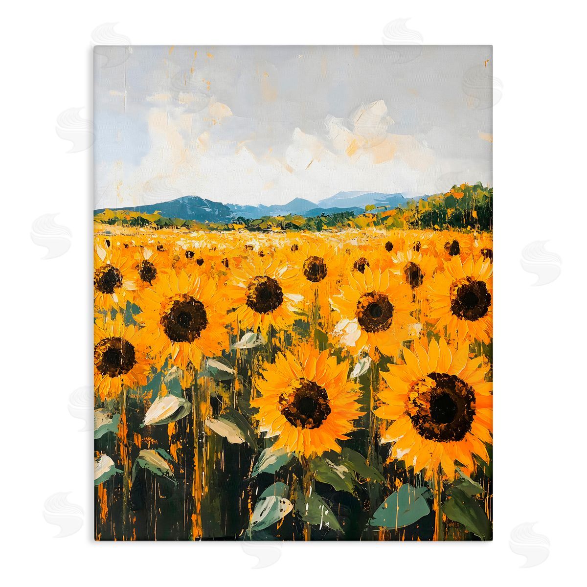 Creative Studio Endless Sunflowers Meadow Canvas Wall Art Print