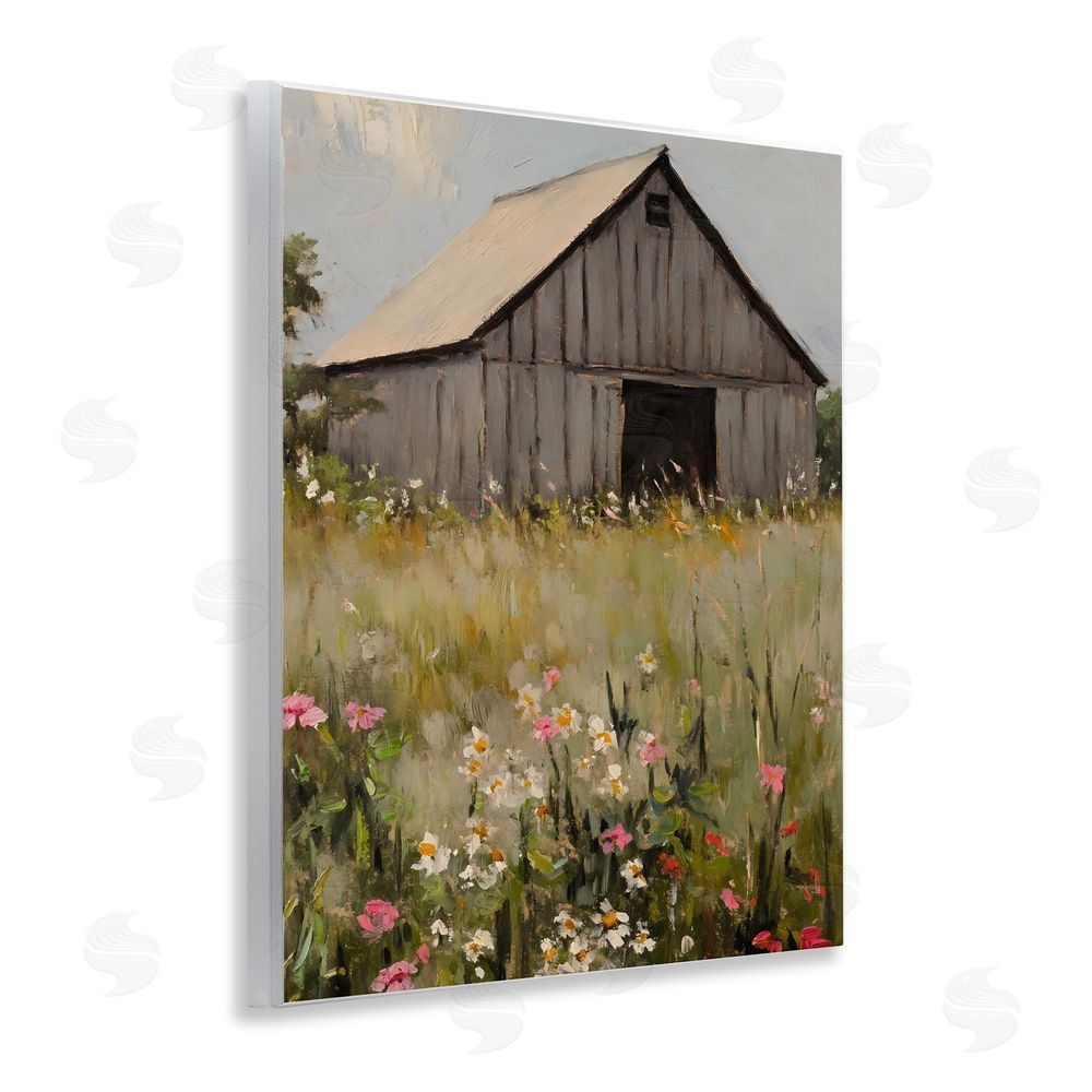 Franklyn Gregory Old Floral Barn View Wall Plaque Art Print